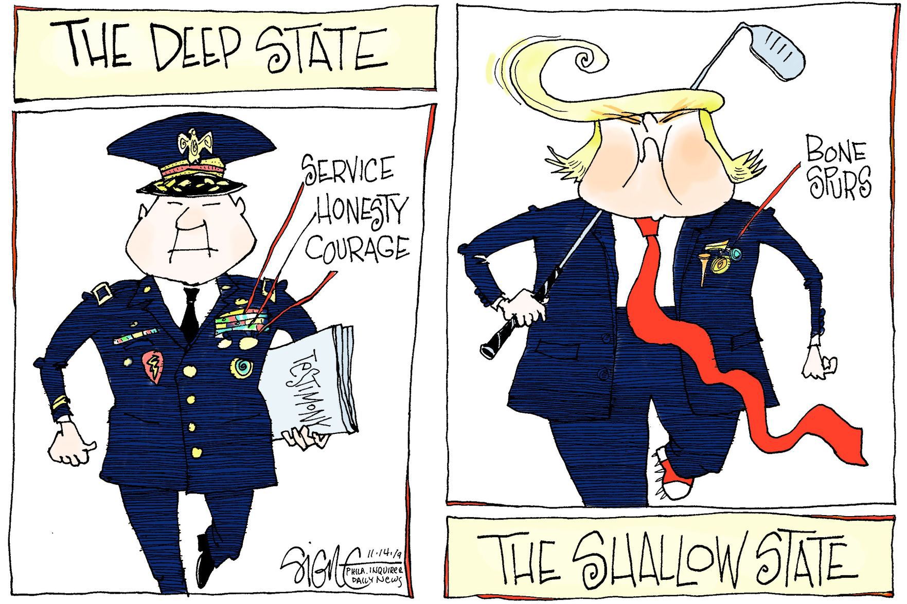 Signe Wilkinson cartoon